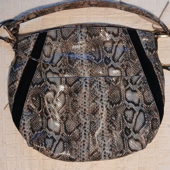 Aimee KESTENBERG Snakeskin Patterned LEATHER Shoulder Bag - Picture 4 of 8